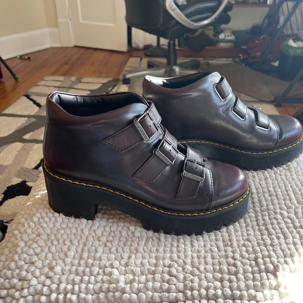 Dr Martens Coppola, Burgundy vintage Sz 10 ladies